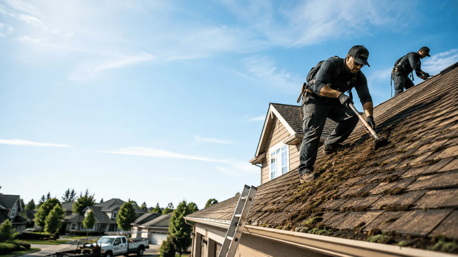 Roof Moss Removal in Newark, TX near me
